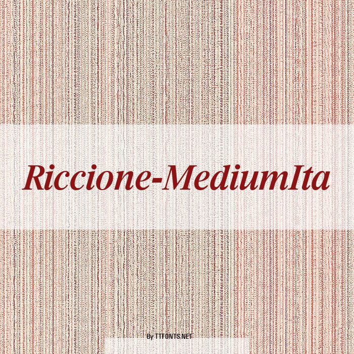 Riccione-MediumIta example