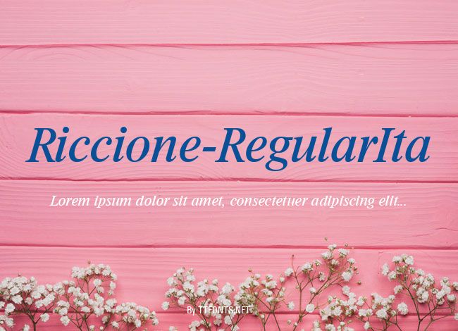 Riccione-RegularIta example