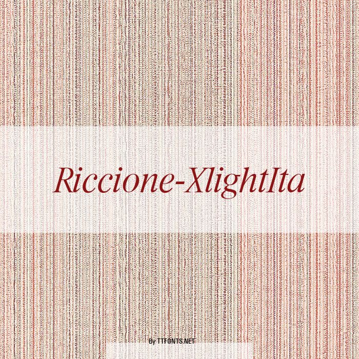 Riccione-XlightIta example