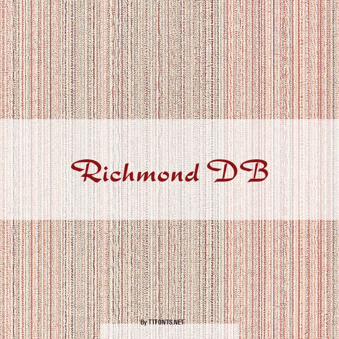 Richmond DB example