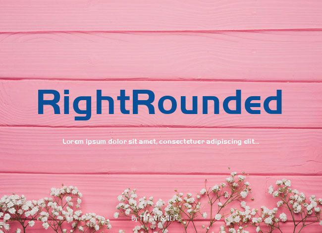 RightRounded example