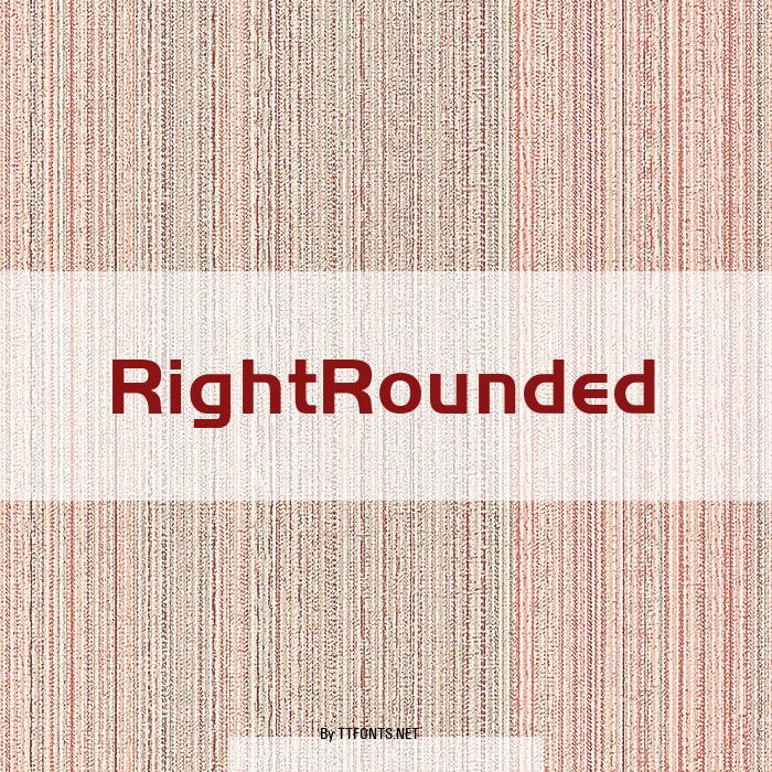 RightRounded example