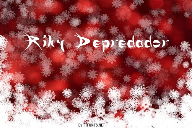 Riky Depredador example