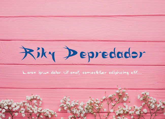 Riky Depredador example