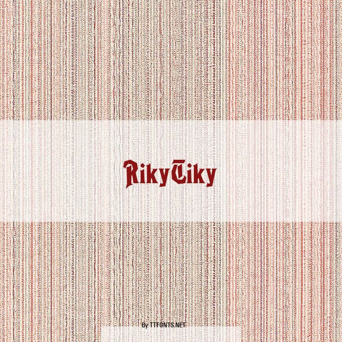 RikyTiky example