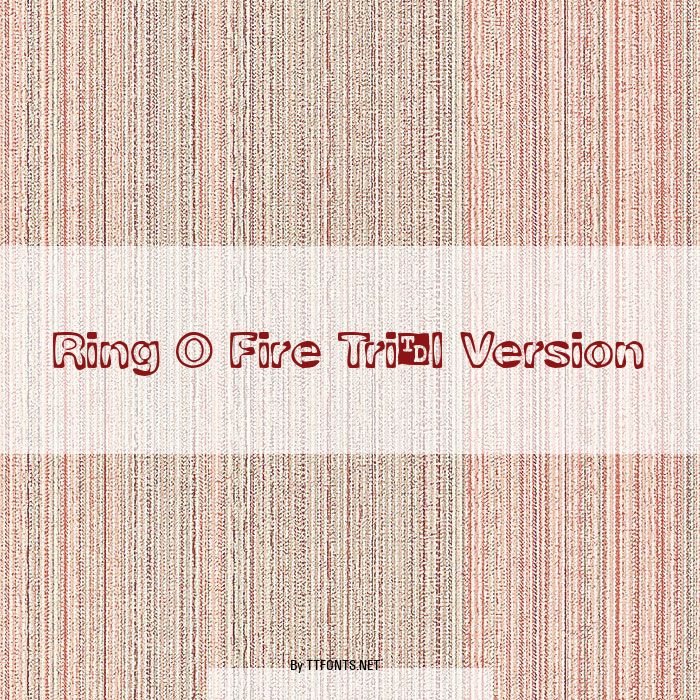 Ring O Fire Trial Version example