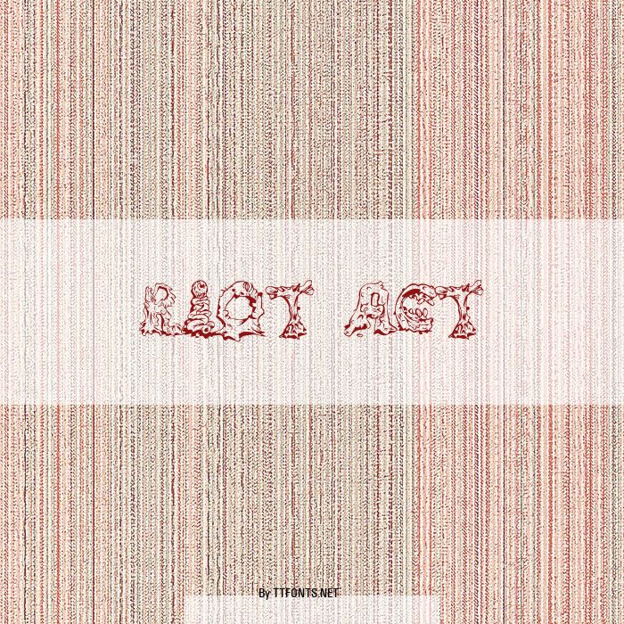 Riot Act example
