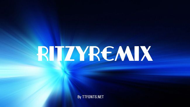 RitzyRemix example