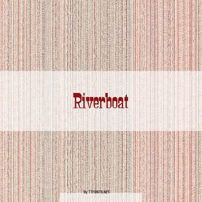 Riverboat example
