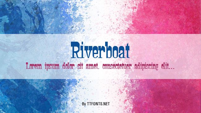Riverboat example
