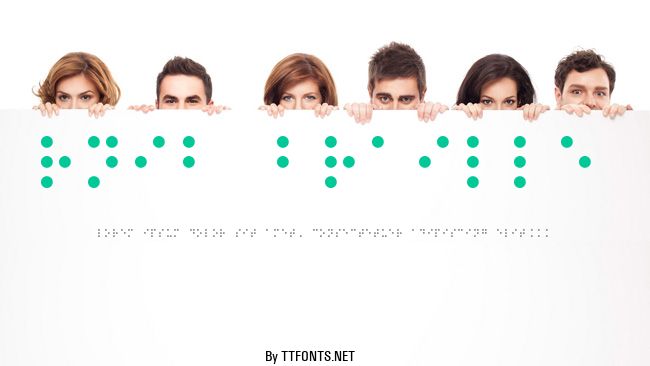 RNIB Braille example