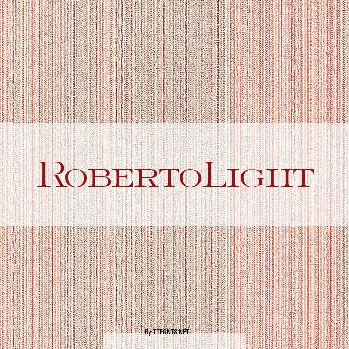 RobertoLight example