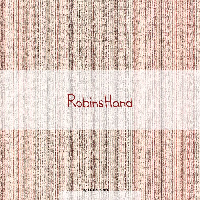 RobinsHand example