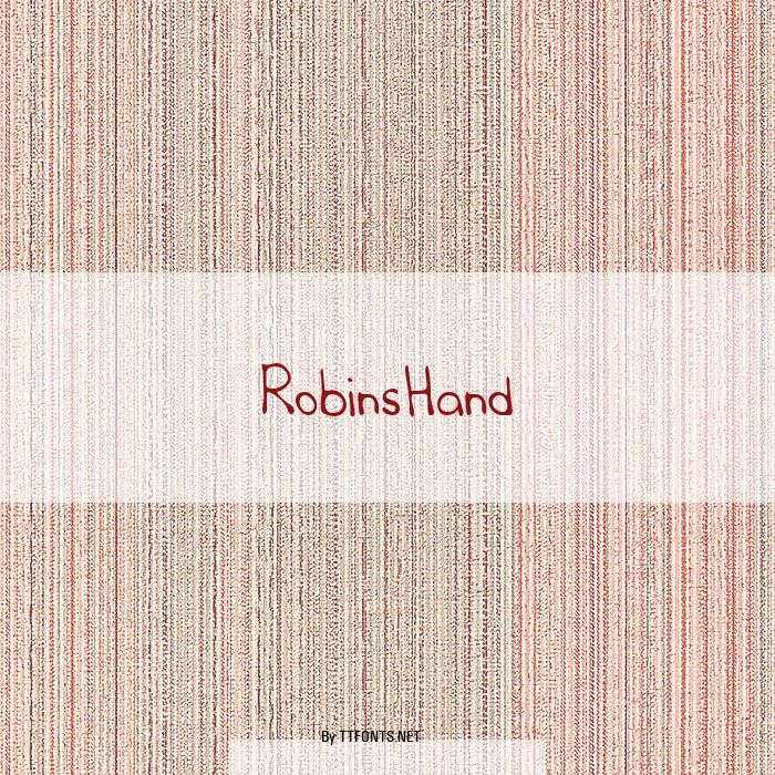 RobinsHand example