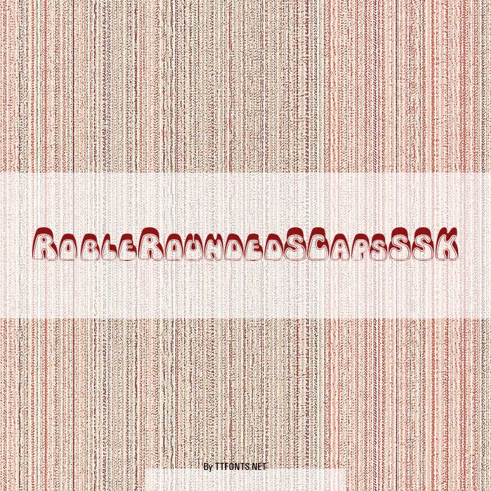 RobleRoundedSCapsSSK example