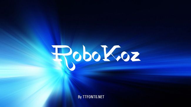 RoboKoz example