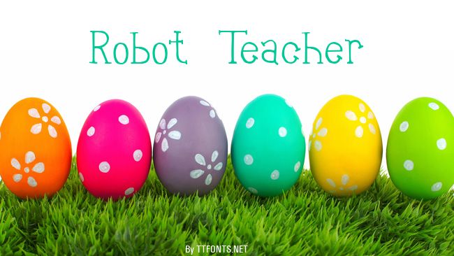 Robot Teacher example