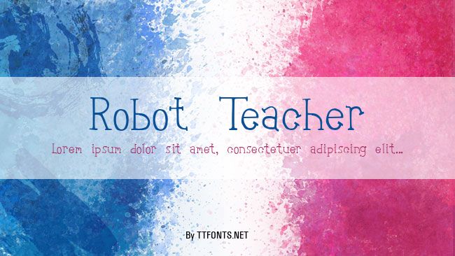 Robot Teacher example