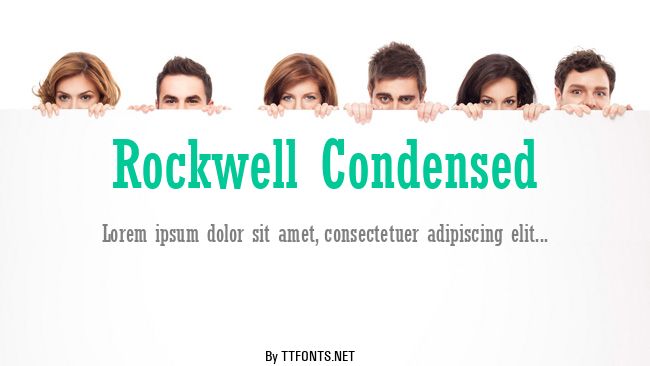 Rockwell Condensed example