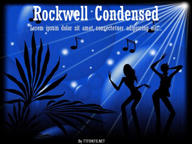 Rockwell Condensed example