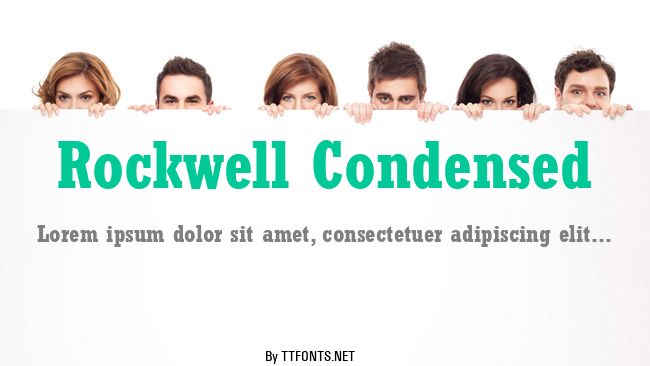 Rockwell Condensed example