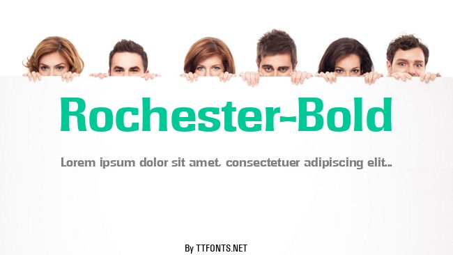Rochester-Bold example