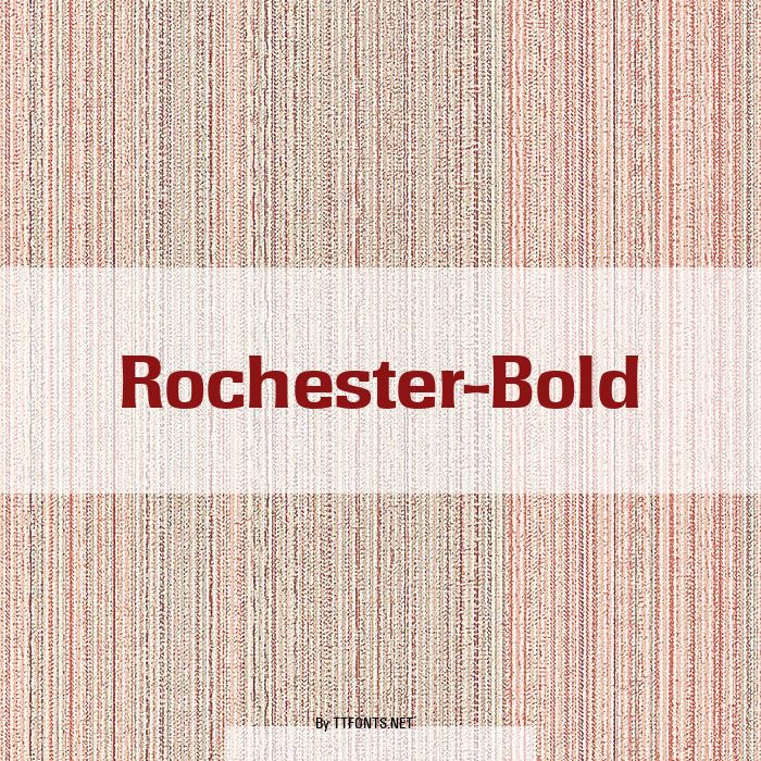 Rochester-Bold example