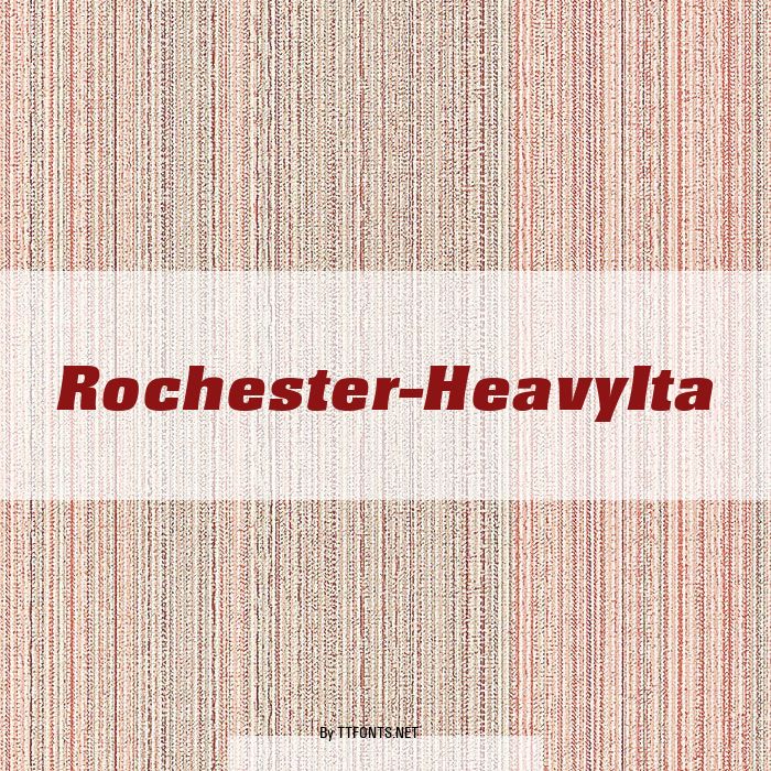 Rochester-HeavyIta example