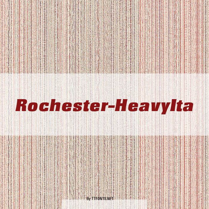 Rochester-HeavyIta example