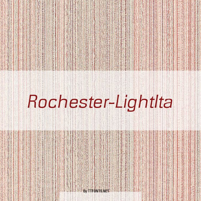 Rochester-LightIta example