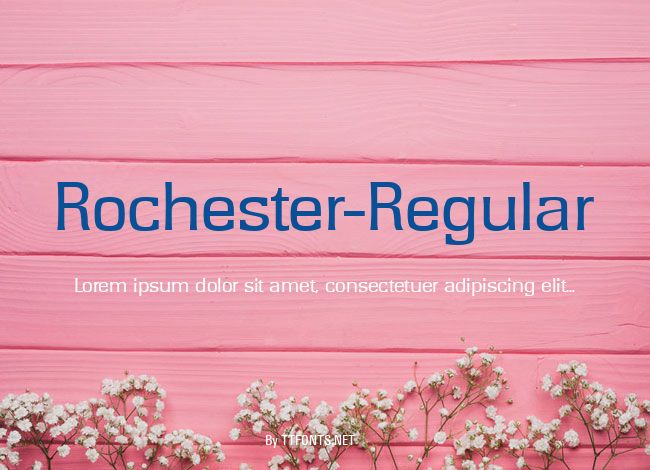 Rochester-Regular example