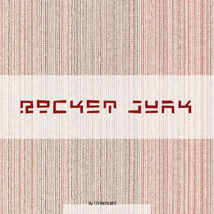 Rocket Junk example