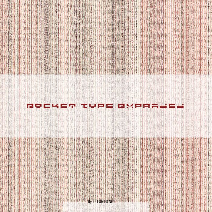 Rocket Type Expanded example