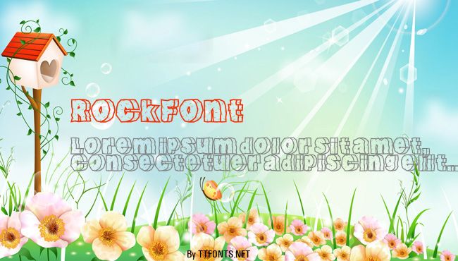 RockFont example