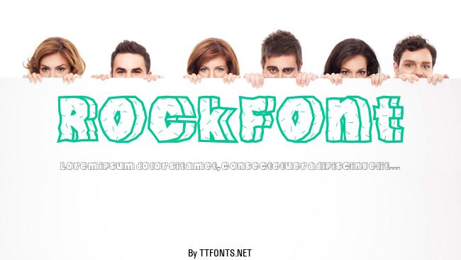 RockFont example