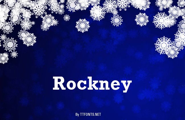 Rockney example