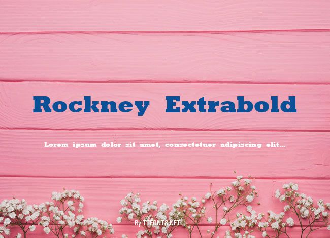 Rockney Extrabold example