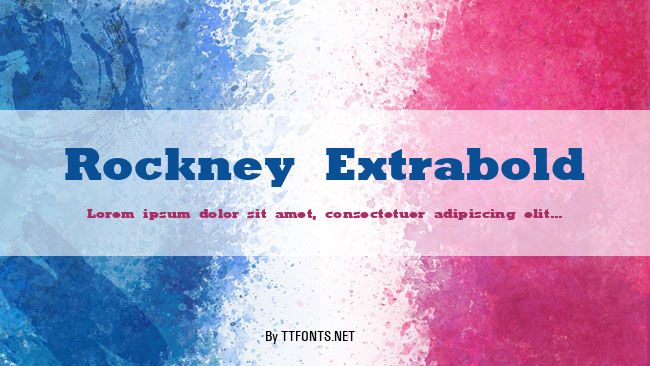 Rockney Extrabold example