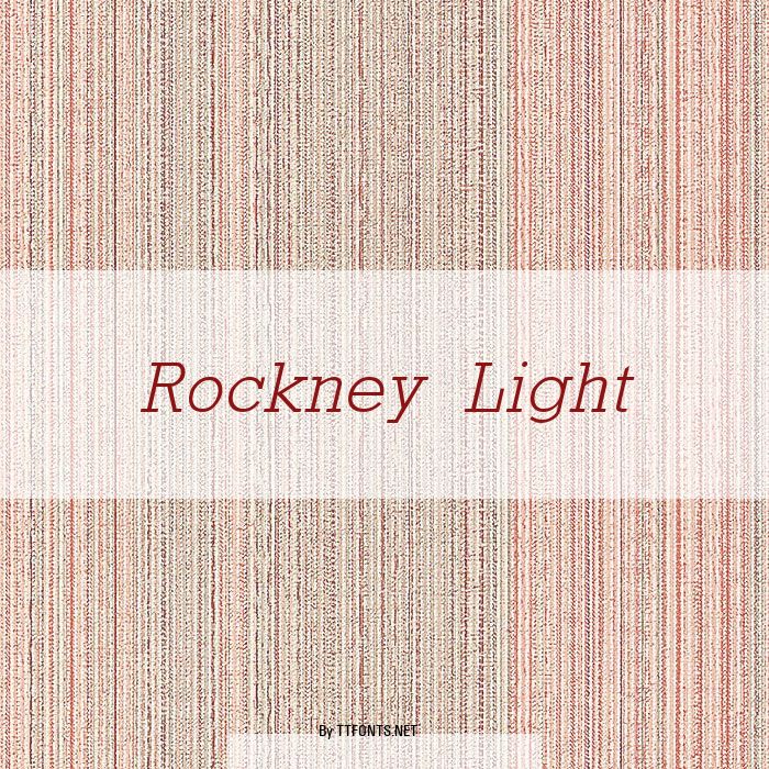 Rockney Light example