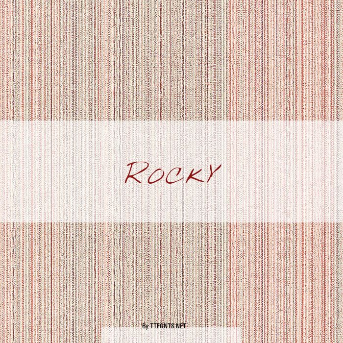 Rocky example