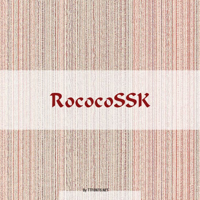 RococoSSK example