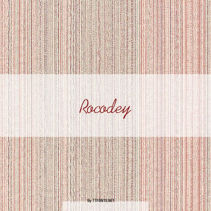 Rocodey example