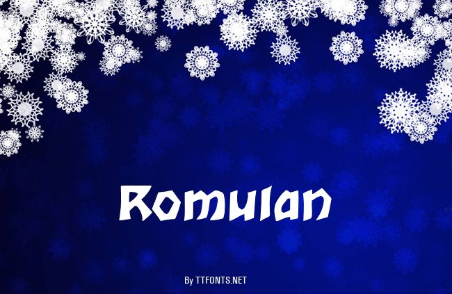 Romulan example