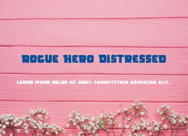 Rogue Hero Distressed example
