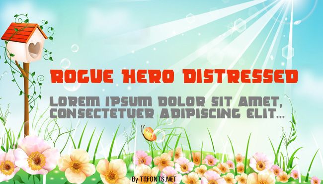 Rogue Hero Distressed example