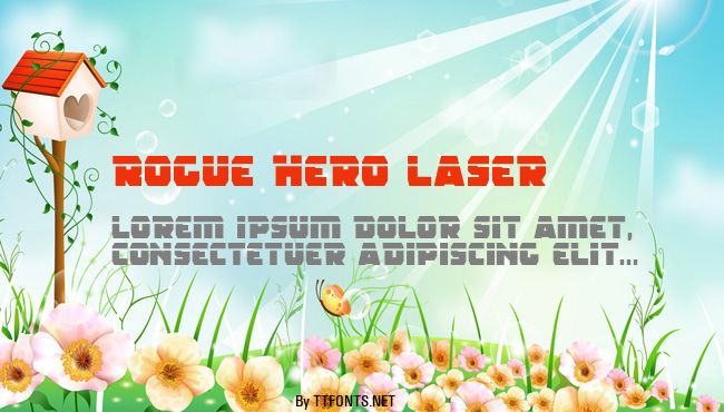 Rogue Hero Laser example