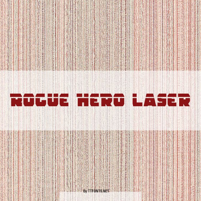 Rogue Hero Laser example