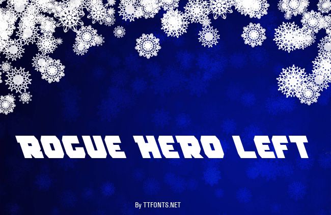 Rogue Hero Left example