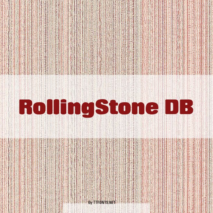 RollingStone DB example