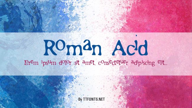 Roman Acid example